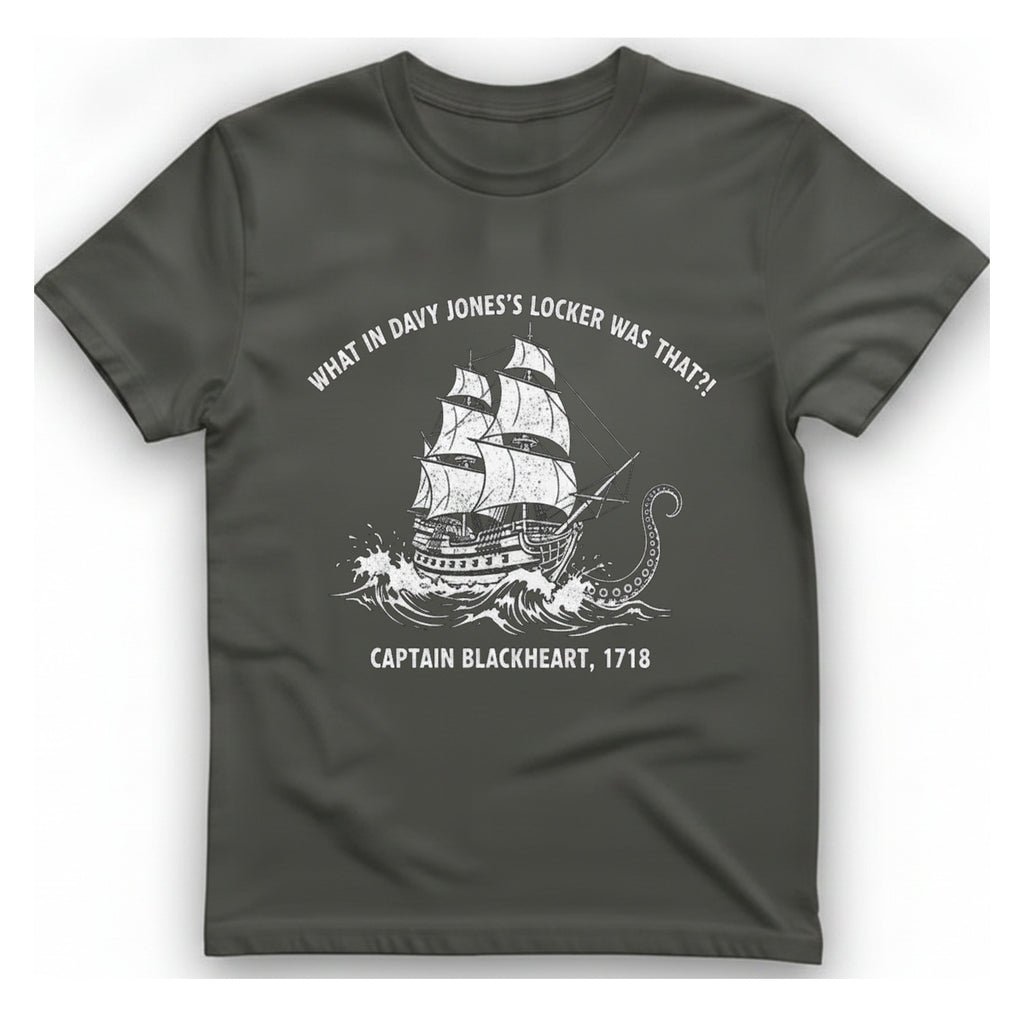 Davy Jones Locker T-Shirt - Charcoal front