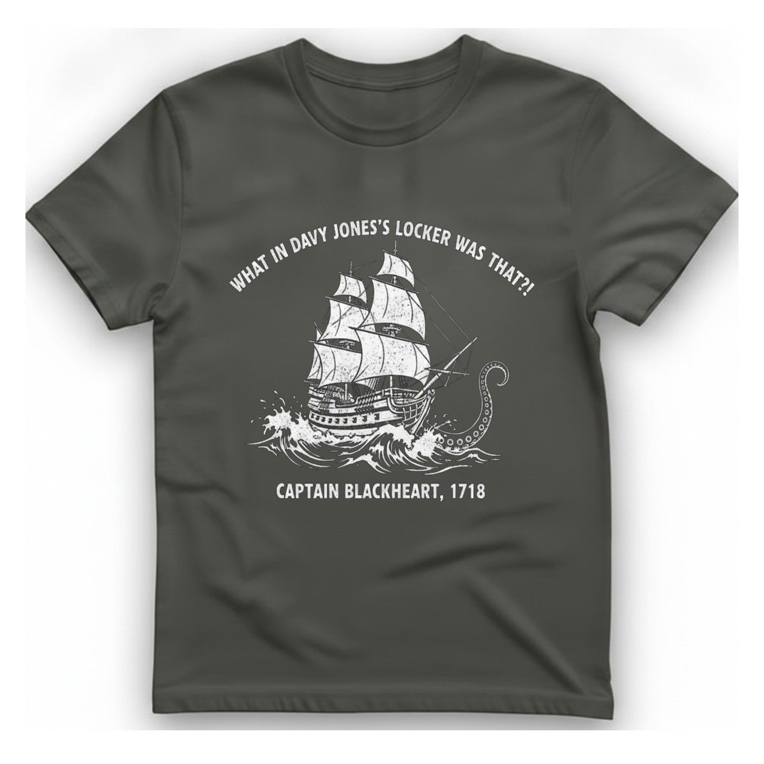Davy Jones Locker T-Shirt - Charcoal front