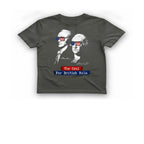 Too Cool For British Rule T-Shirt - Charcoal front