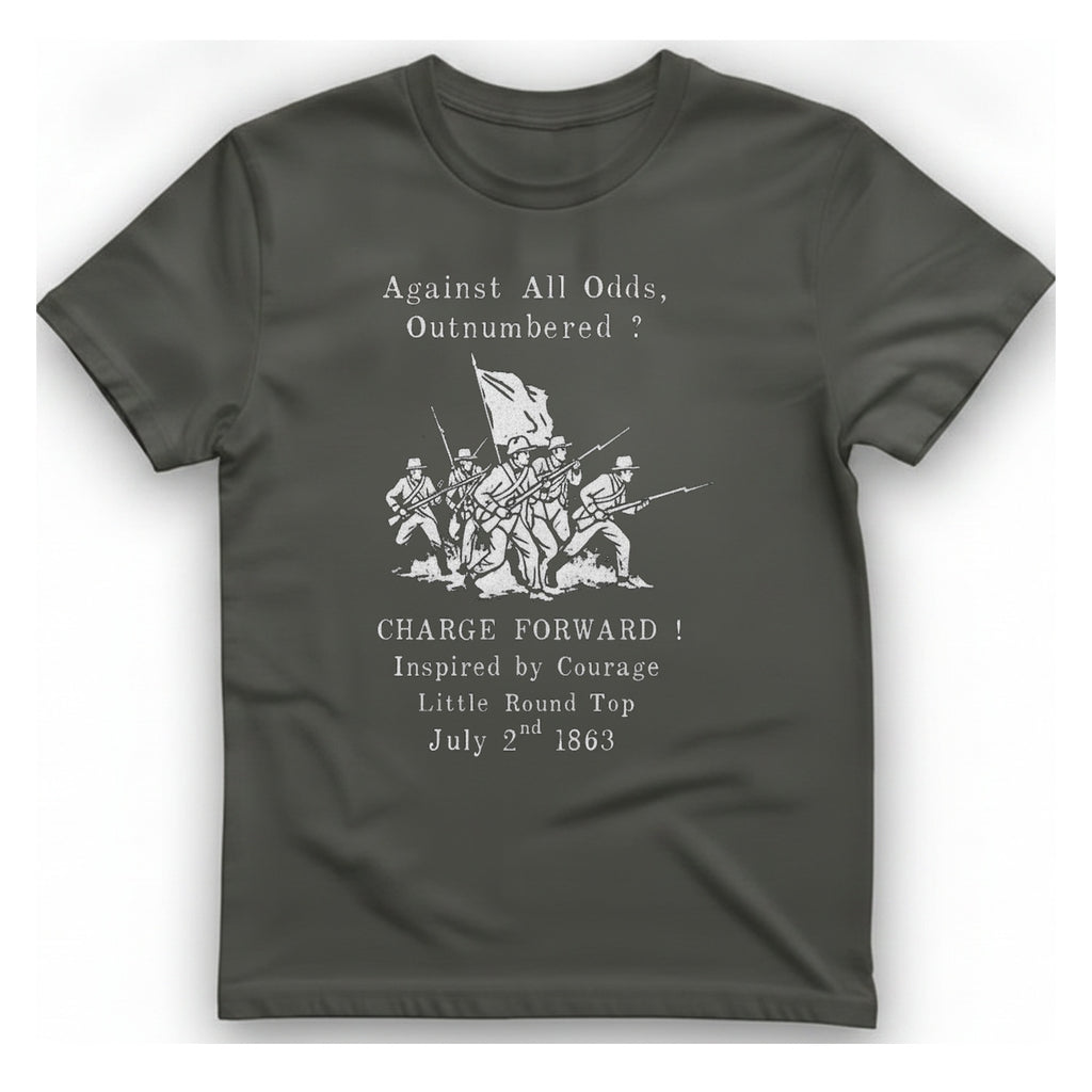 Little Round Top Charge T-Shirt - Charcoal front