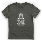John Hancock Signature Superlative T-Shirt - Charcoal front