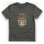 Valley Forge Winter Camping T-Shirt - Charcoal front