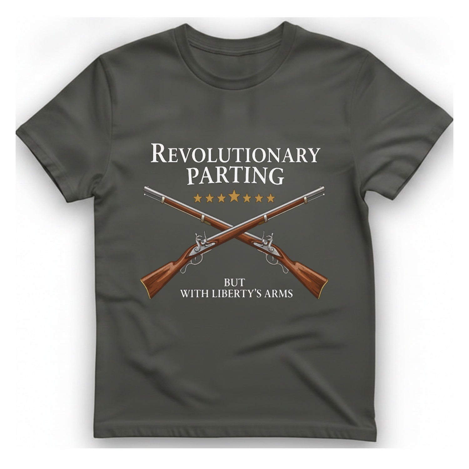 Revolutionary Parting T-Shirt - Charcoal front