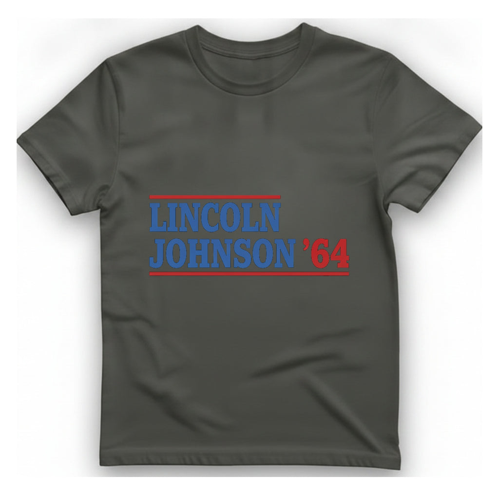 Lincoln Johnson T-Shirt - Charcoal front