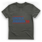 Lincoln Johnson T-Shirt - Charcoal front