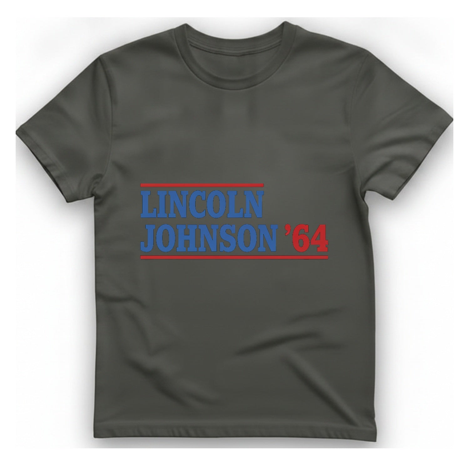 Lincoln Johnson T-Shirt - Charcoal front