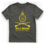 Rifle Brigade Waterloo T-Shirt - Charcoal front