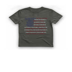 We The People T-Shirt - Charcoal front