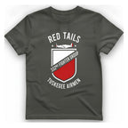 Red Tails 332Nd Fighter Group T-Shirt - Charcoal front