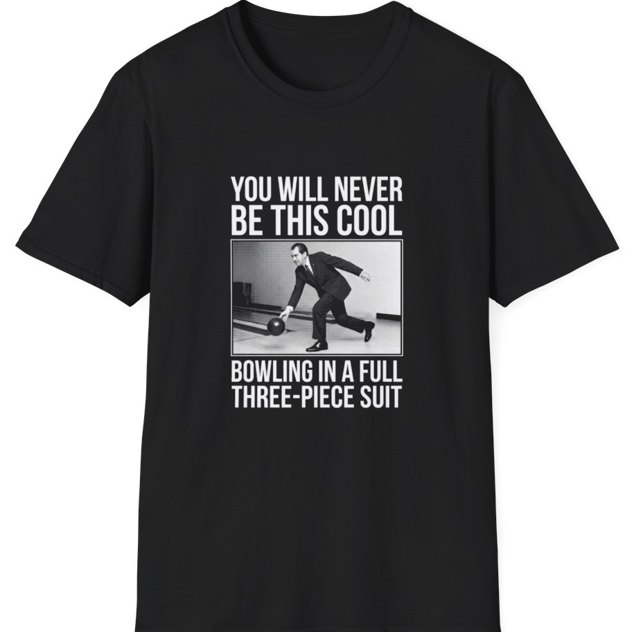 Nixon Suit Bowling Flex T-Shirt - Black front