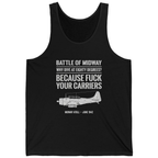 Battle of Midway Tank Top - Black front