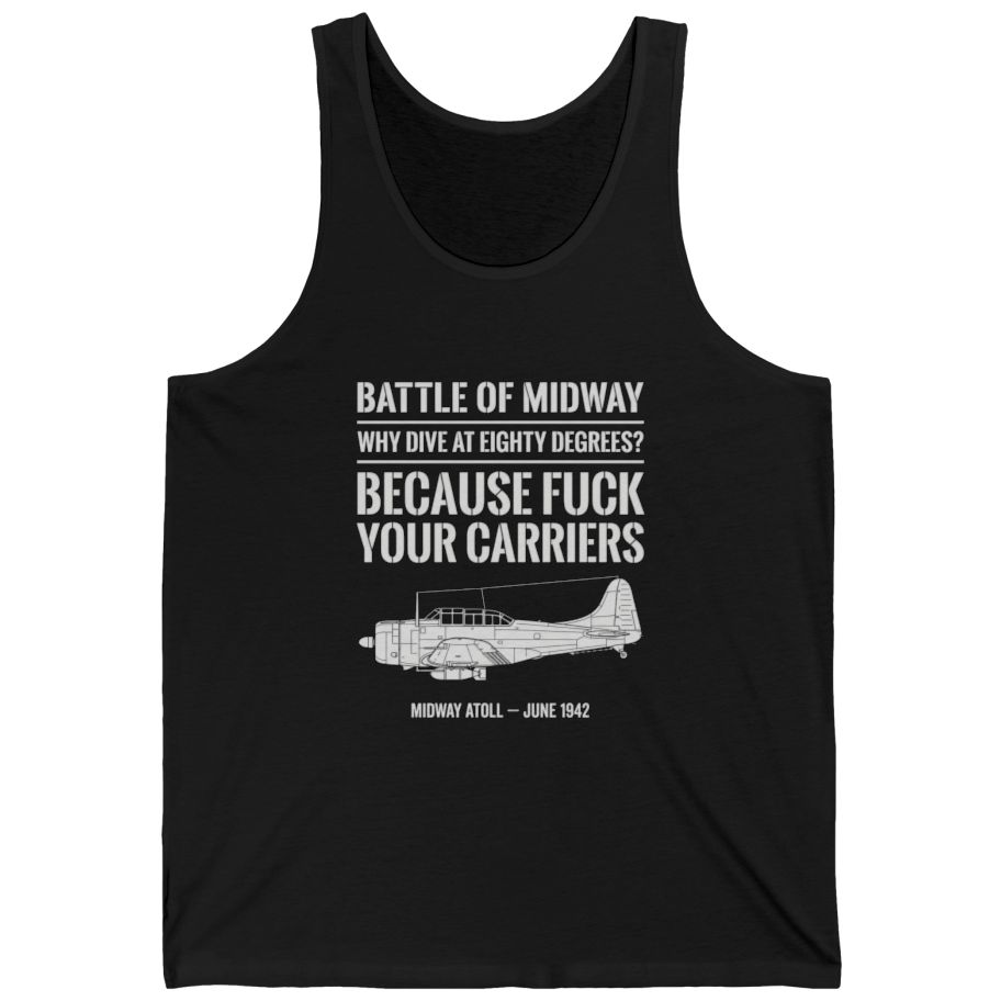 Battle of Midway Tank Top - Black front