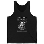 Galileo And Yet It Moves Tank Top - Black front
