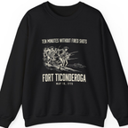 Fort Ticonderoga Ten Minutes Sweatshirt - Black front