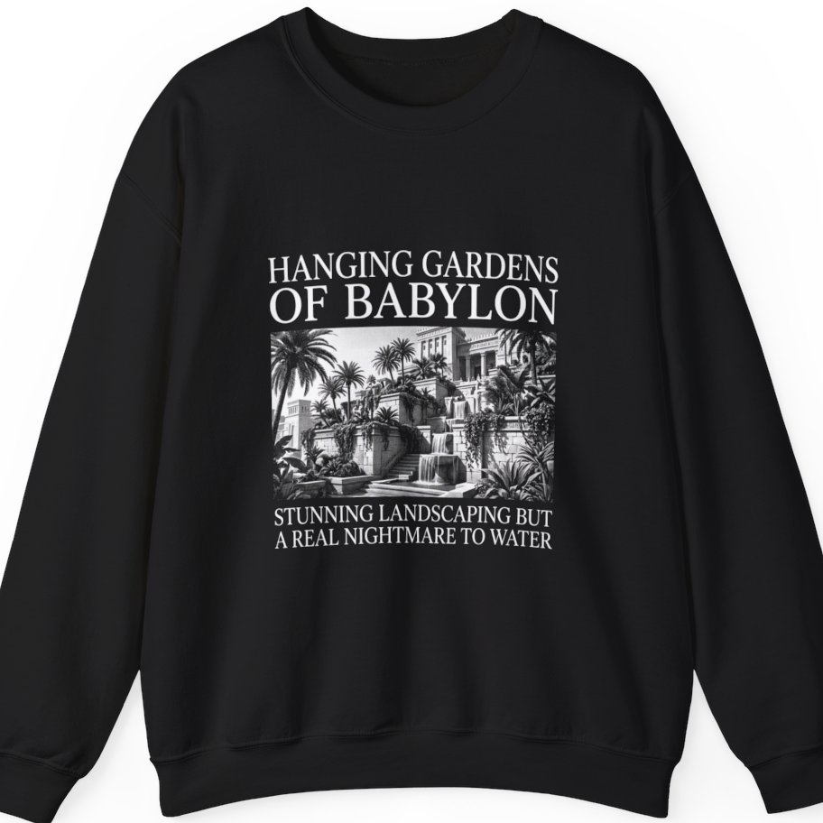 Hanging Gardens Landscaping Sweatshirt - Black front