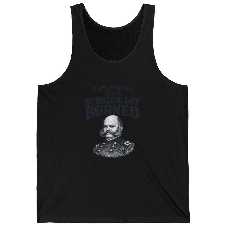 Fredericksburg Burnside Got Burned Vintage Tank Top - Black front