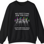 Four Horsemen Birthday Party Sweatshirt - Black front