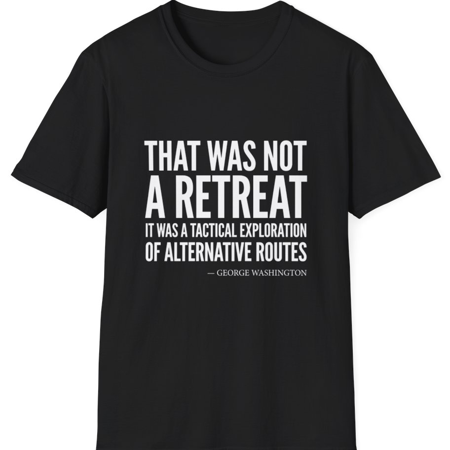Washington Strategic Relocation T-Shirt - Black front