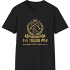 The Toledo War Michigan Volunteer T-Shirt - Black front
