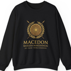 Macedonian Empire Crest Sweatshirt - Black front