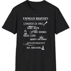 Famous Righties T-Shirt - Black front