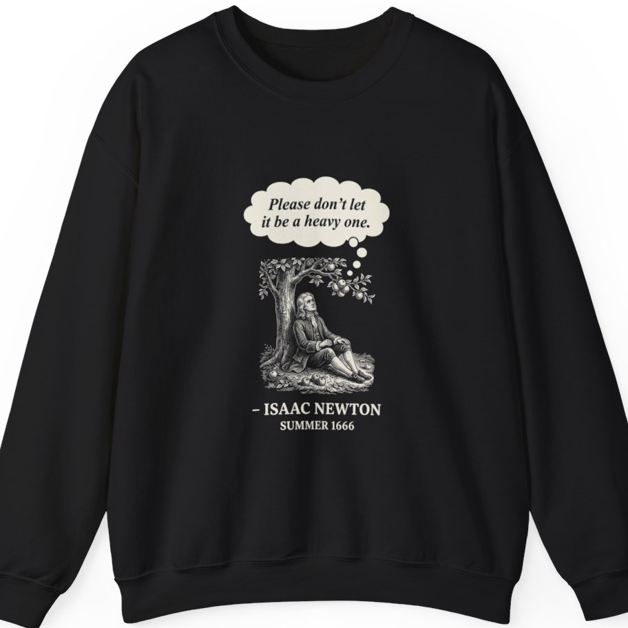 Newton Gravity Anxiety Sweatshirt - Black front
