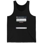 Texas Independence Group Chat Tank Top - Black front