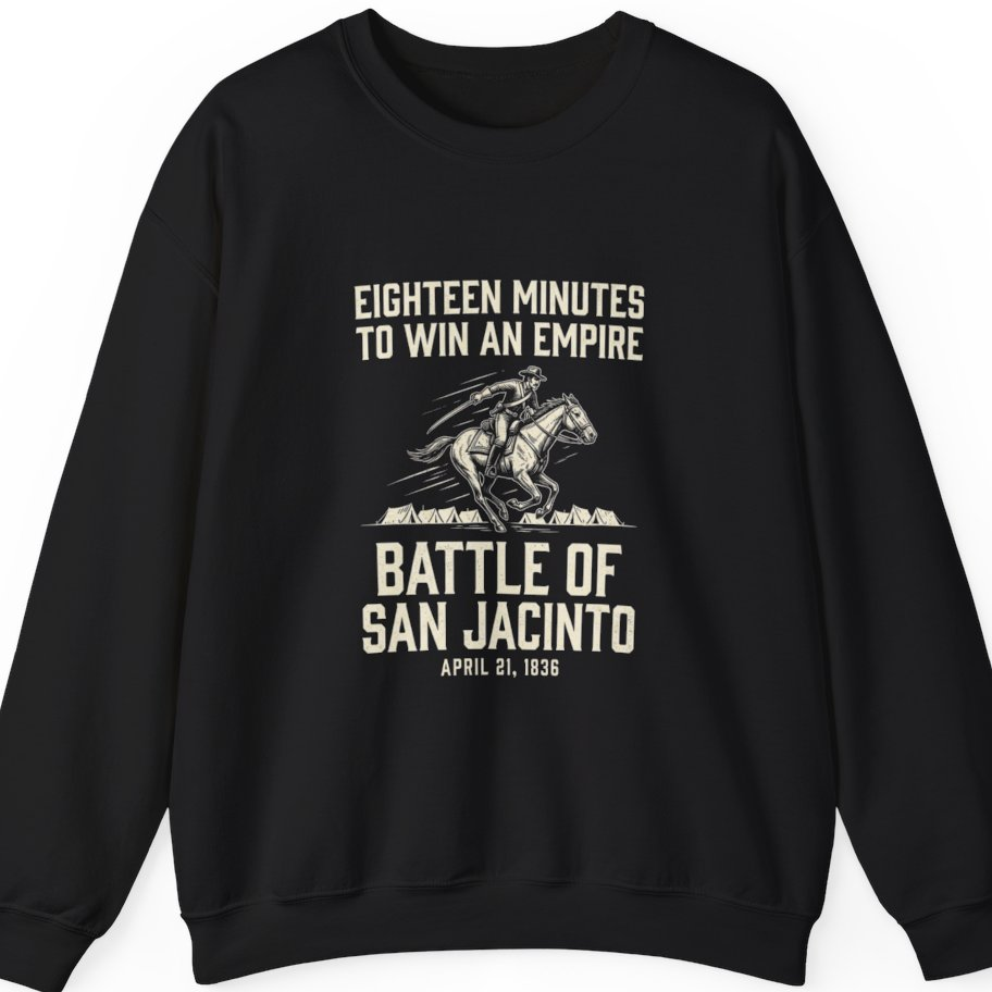 San Jacinto Eighteen Minutes Sweatshirt - Black front