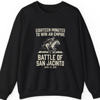 San Jacinto Eighteen Minutes Sweatshirt - Black front
