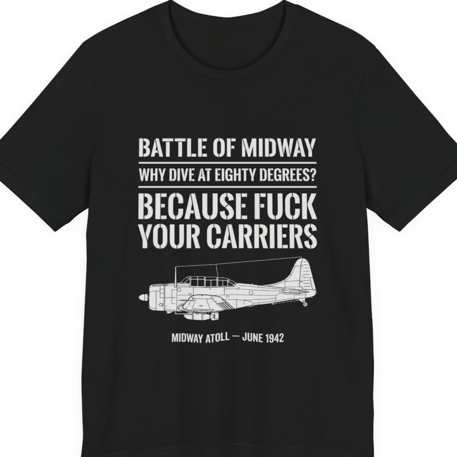 Battle of Midway Premium Tee - Black front