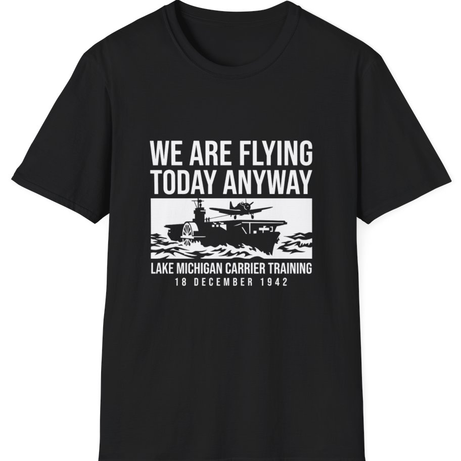 Lake Michigan Carrier Training T-Shirt - Black front