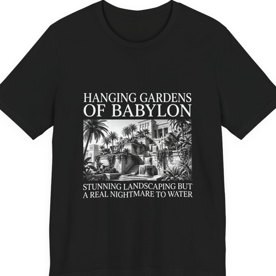 Hanging Gardens Landscaping Premium Tee - Black front