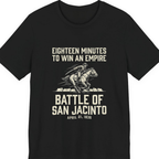 San Jacinto Eighteen Minutes Premium Tee - Black front
