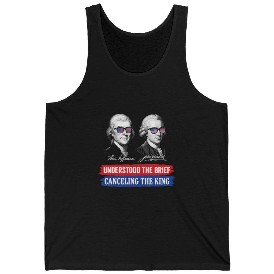Jefferson Hancock Canceling The King Tank Top - Black front