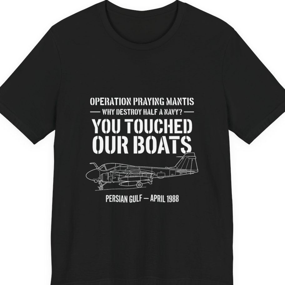 Operation Praying Mantis Premium Tee - Black front