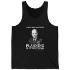 Eisenhower Planning Everything Tank Top - Black front