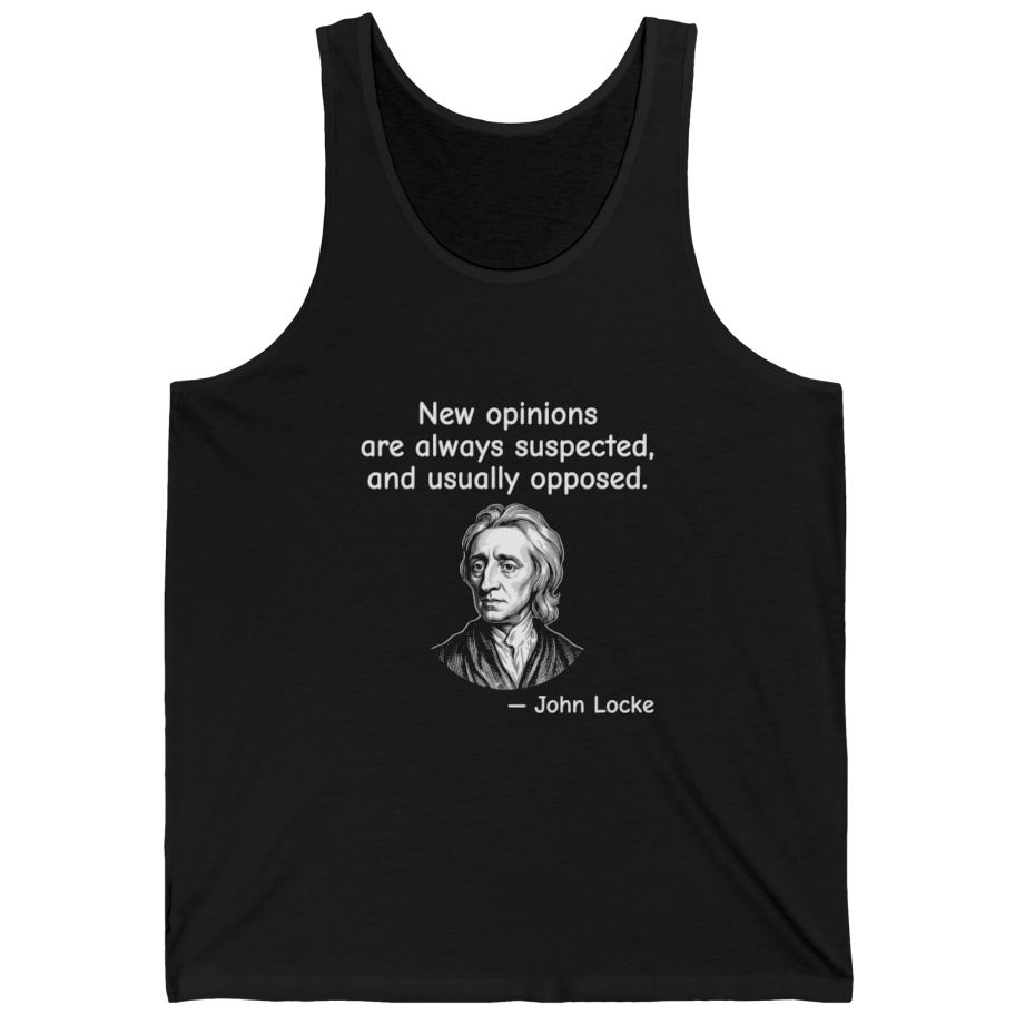 Locke New Opinions Tank Top - Black front