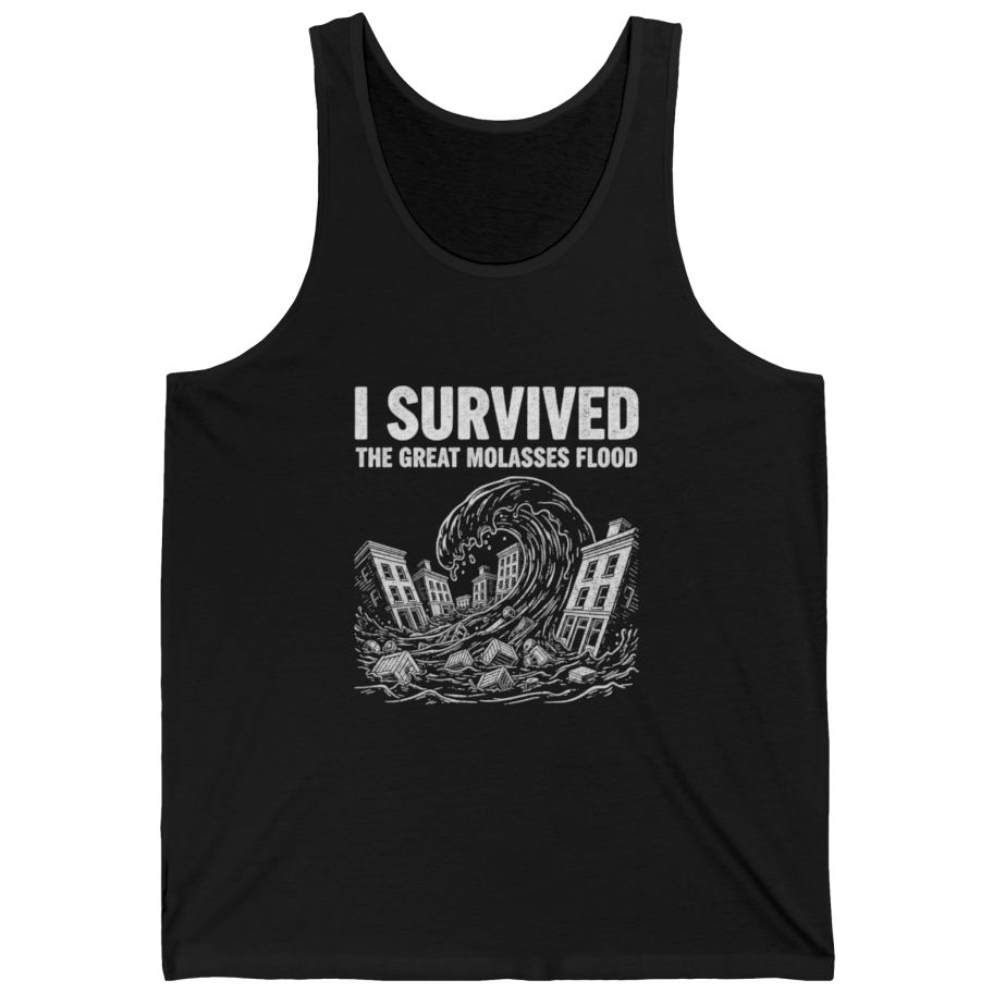 Great Molasses Flood Tank Top - Black front