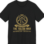 The Toledo War Michigan Volunteer Premium Tee - Black front