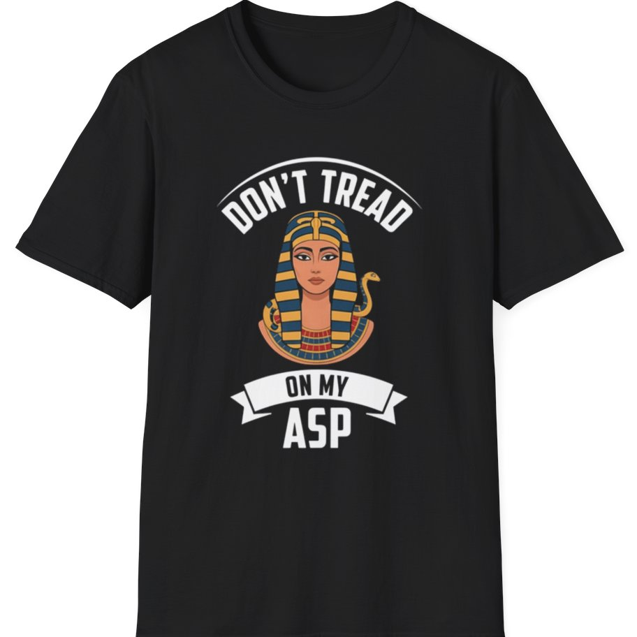 Cleopatra Asp T-Shirt - Black front