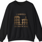 I Survived The Fall of Sweatshirt - Black front