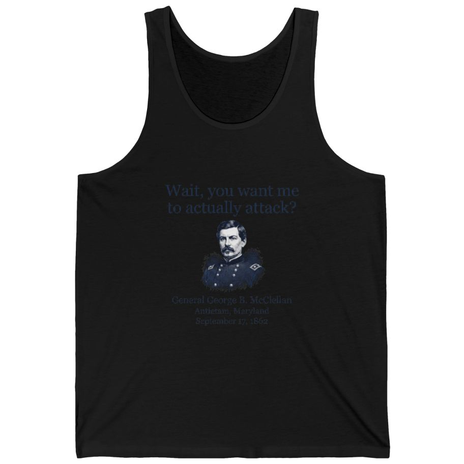 Mcclellan Antietam Attack Tank Top - Black front