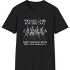 Four Horsemen Birthday Party T-Shirt - Black front