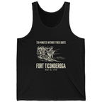 Fort Ticonderoga Ten Minutes Tank Top - Black front