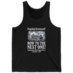 Row To The Next Ship Tank Top - Black front