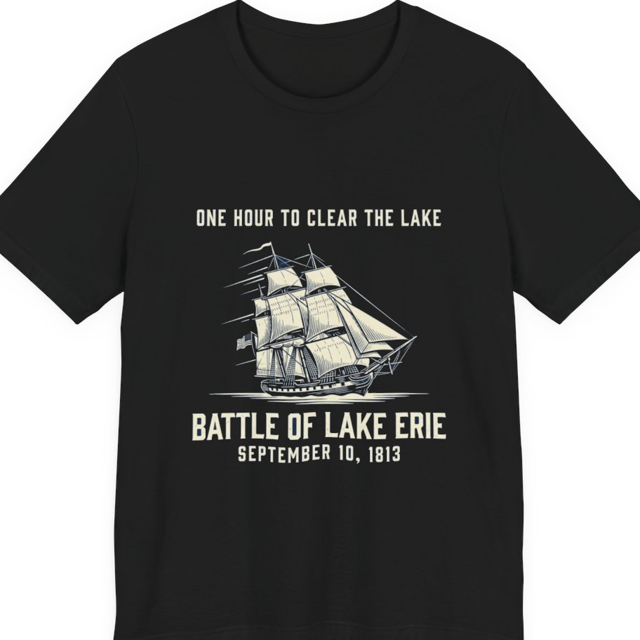 Battle of Lake Erie Premium Tee - Black front
