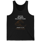 Boston The Great Molasses Flood Tank Top - Black front