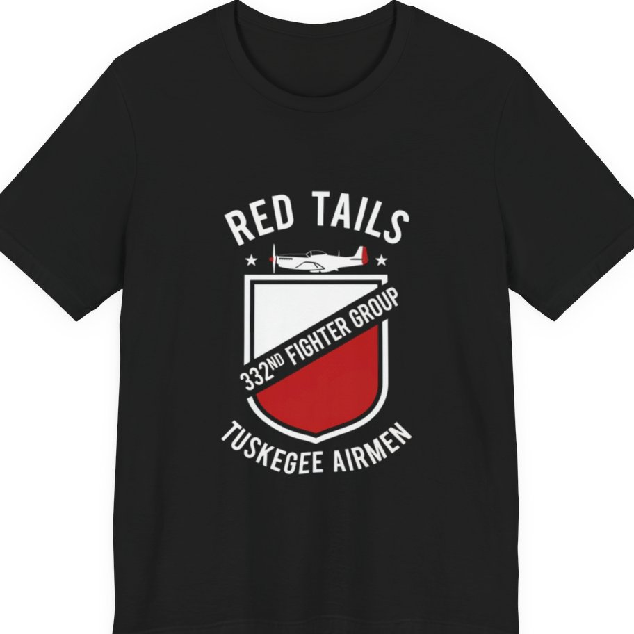 Red Tails 332Nd Fighter Group Premium Tee - Black front