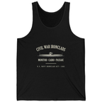 Civil War River Ironclads Tank Top - Black front
