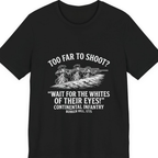 Whites of Their Eyes Bunker Premium Tee - Black front